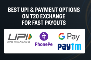 T20 Exchange UPI Payment Methods